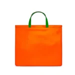 CDG Wallet Super Fluo Tote Bag Blue/Orange